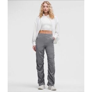 Lululemon Dance Studio Slim Fit High Rise‎ Flared Pants XS Soggy Solar Grey NWT
